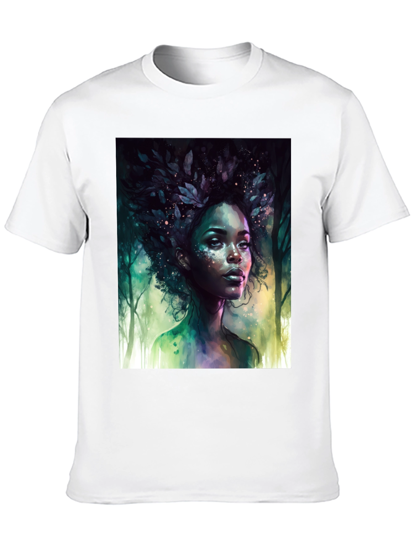 Nature Spirit Graphic Tee - Unisex Black T-Shirt