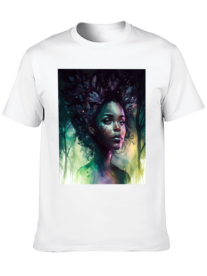 Nature Spirit Graphic Tee - Unisex Black T-Shirt