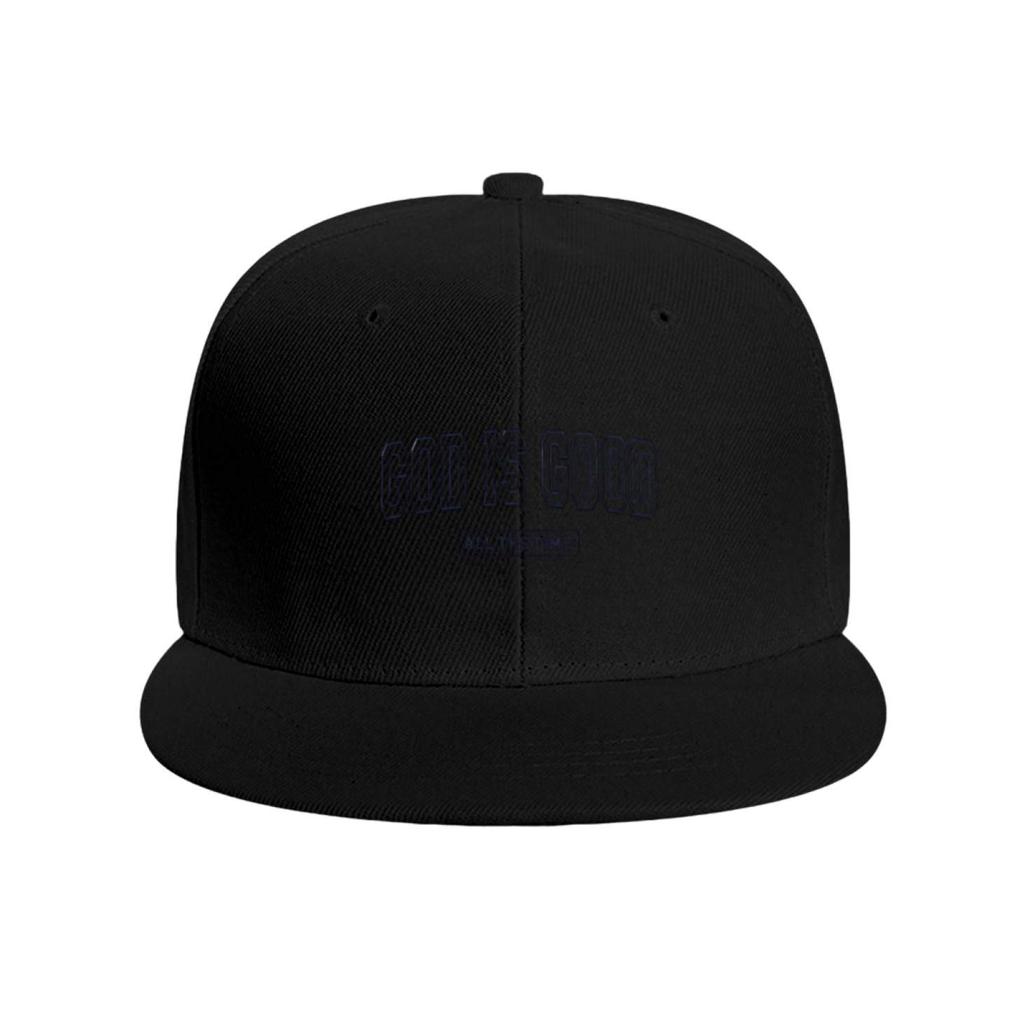 Faith God Is Good All The Time White Religious Snapback Hat