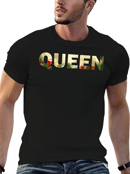 Queen Holiday T-Shirt - Festive Graphic Tee