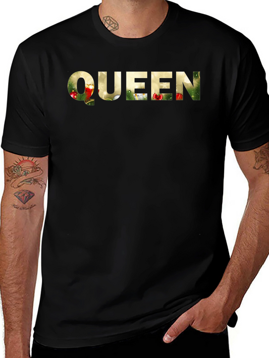 Queen Holiday T-Shirt - Festive Graphic Tee