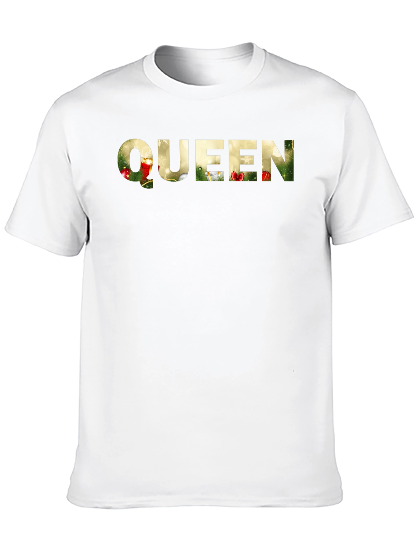 Queen Holiday T-Shirt - Festive Graphic Tee