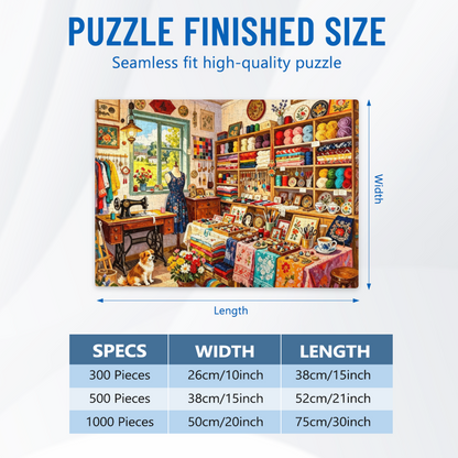 Lovely Old?Fashioned European Market Street Floral Life Scene Jigsaw Puzzle (300/500/1000pcs)