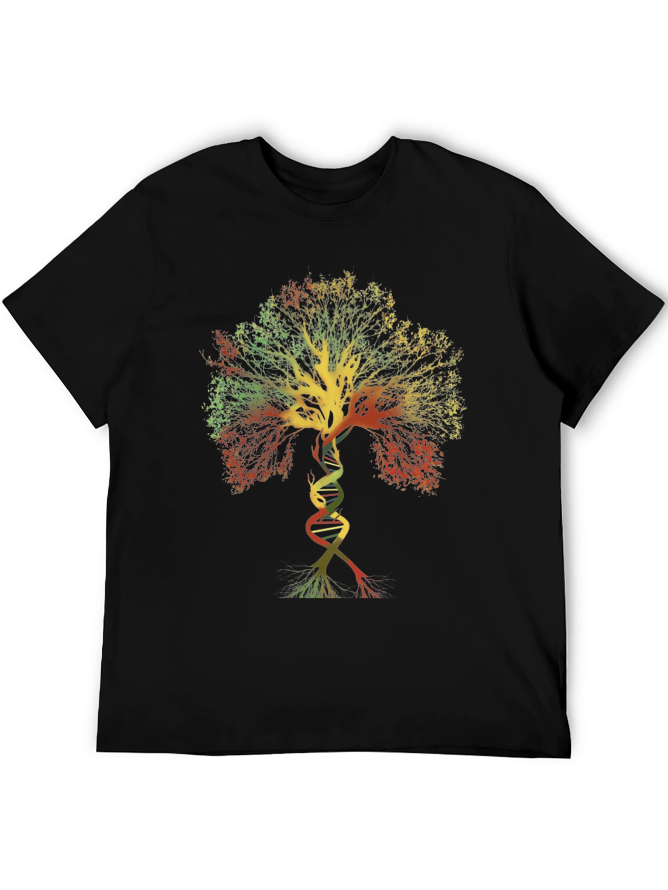 DNA Tree of Life Graphic Tee - Black