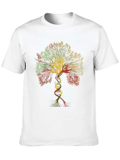 DNA Tree of Life Graphic Tee - Black