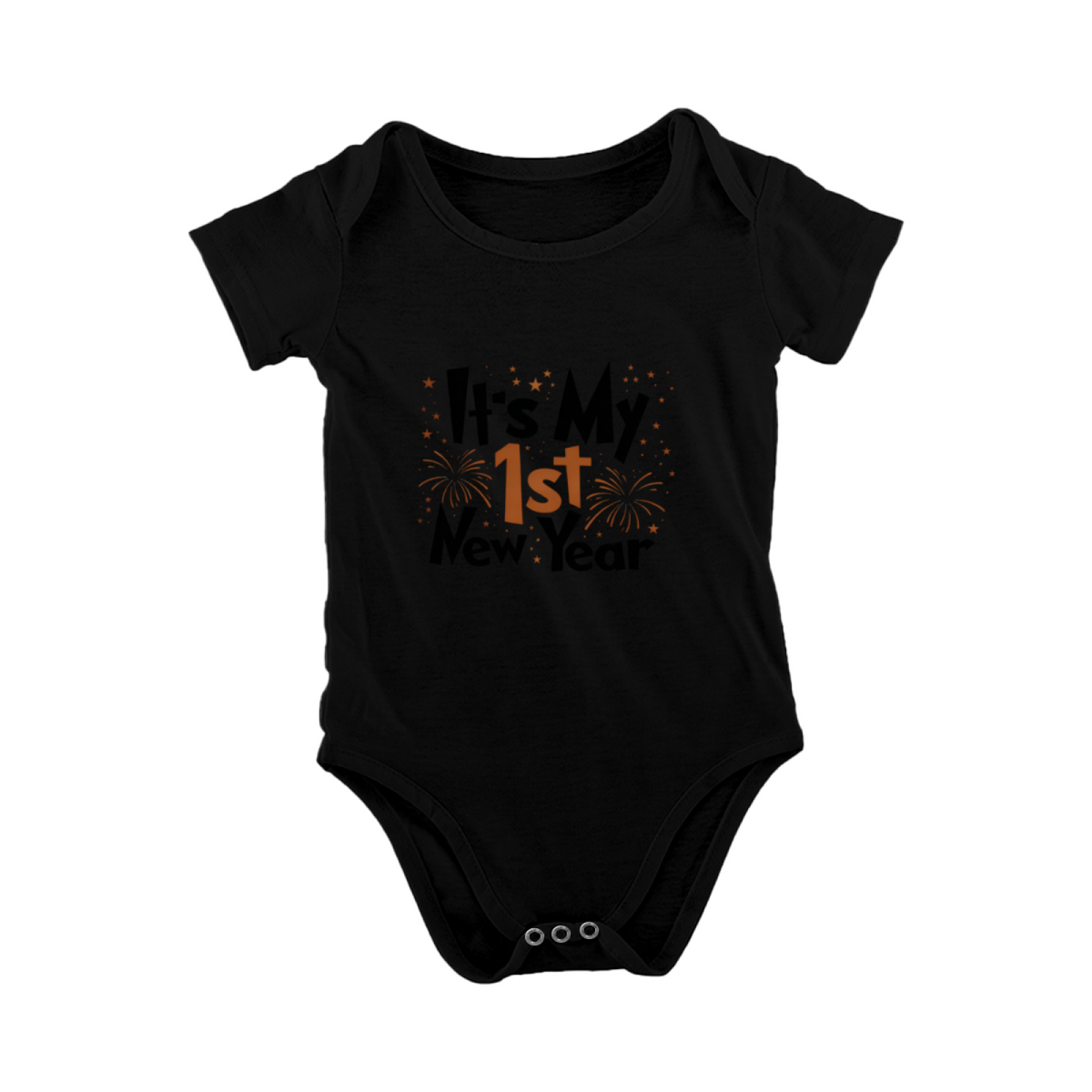 It¡¯s My 1st New Year Fireworks Festive Baby Holiday Bodysuit