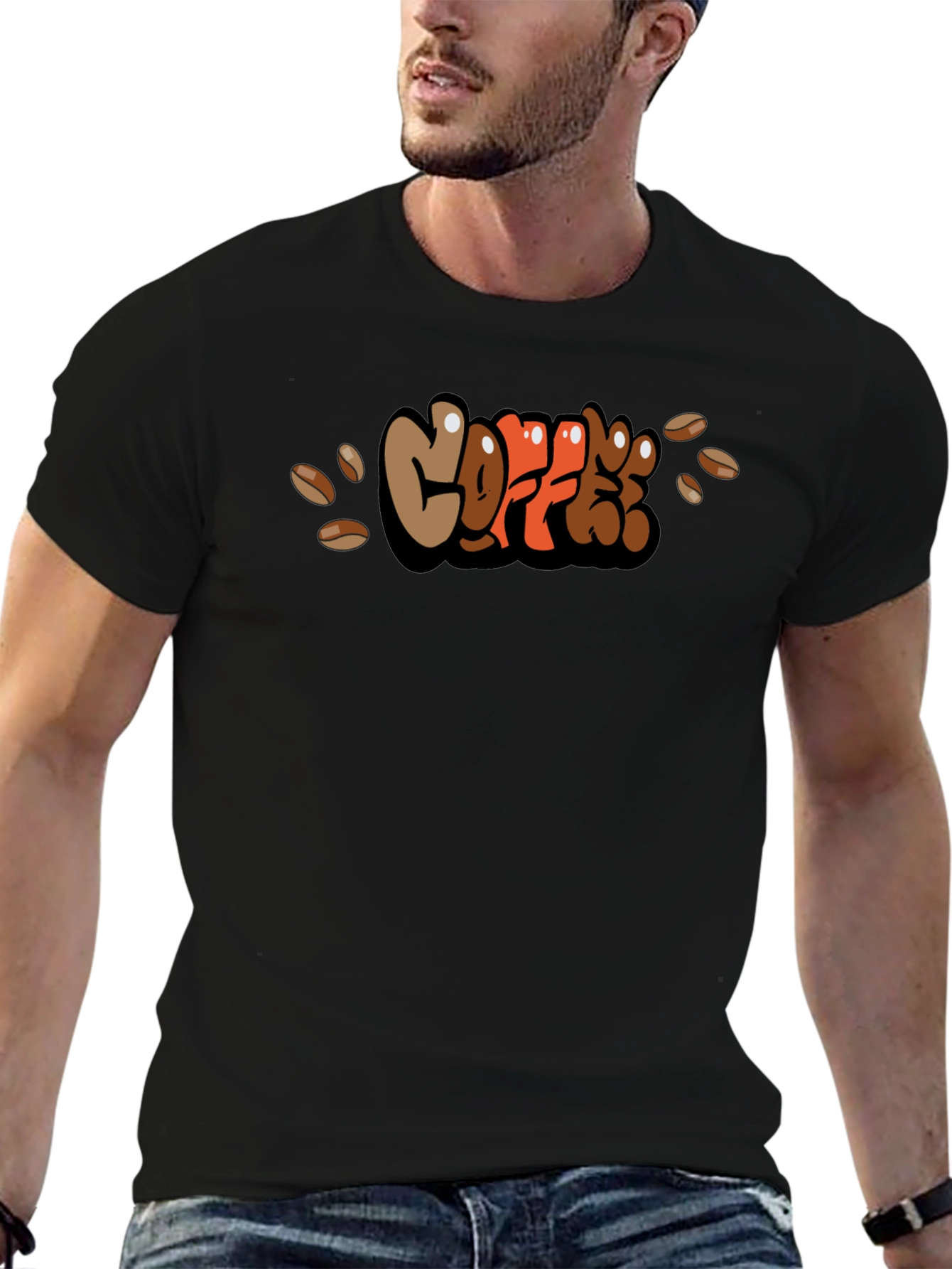 Coffee Lovers Black Graphic Tee