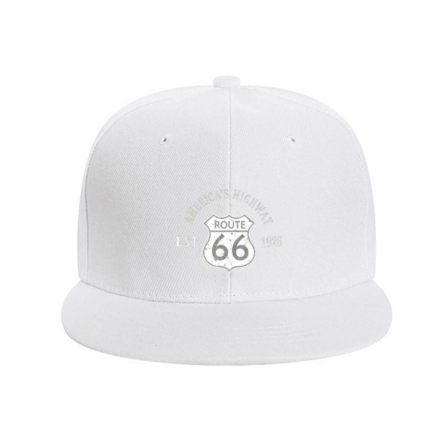 Vintage Route 66 America¡¯s Highway Retro Blue Flat Cap