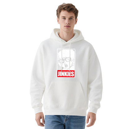 Retro JINKIES Velma Cartoon Graphic Black Hoodie, Casual Comfort Sweatshirt For Fans