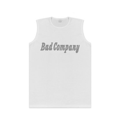 Vintage Bad Company Rock Band Retro Graphic Men Tank Top