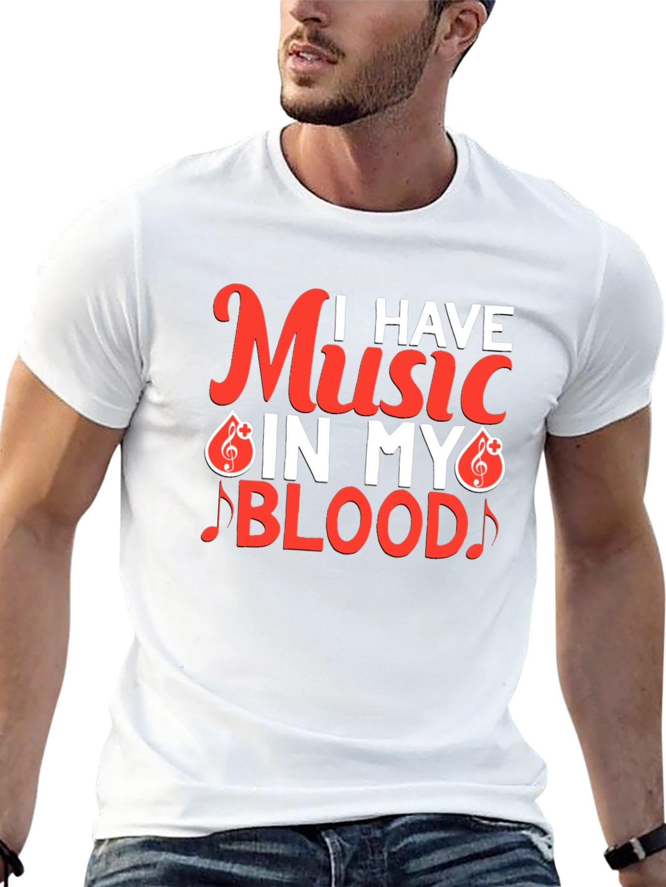 Music in My Blood Graphic Tee