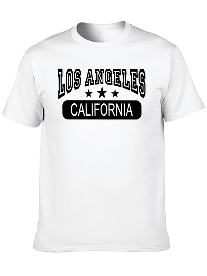 Los Angeles California Graphic Tee - Black