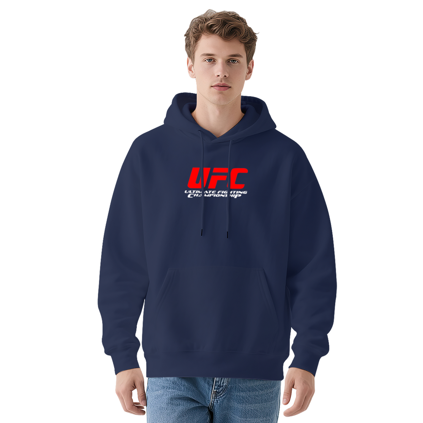 Classic UFC Ultimate Fighting Championship Logo Hoodie, Fight Fan Soft Comfort Sweatshirt