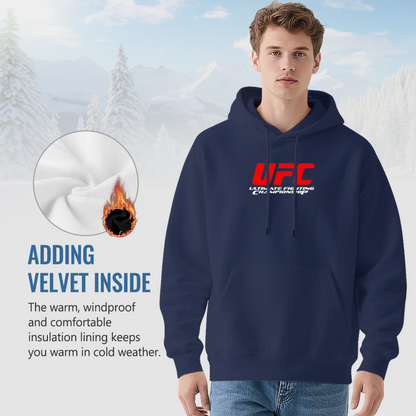 Classic UFC Ultimate Fighting Championship Logo Hoodie, Fight Fan Soft Comfort Sweatshirt