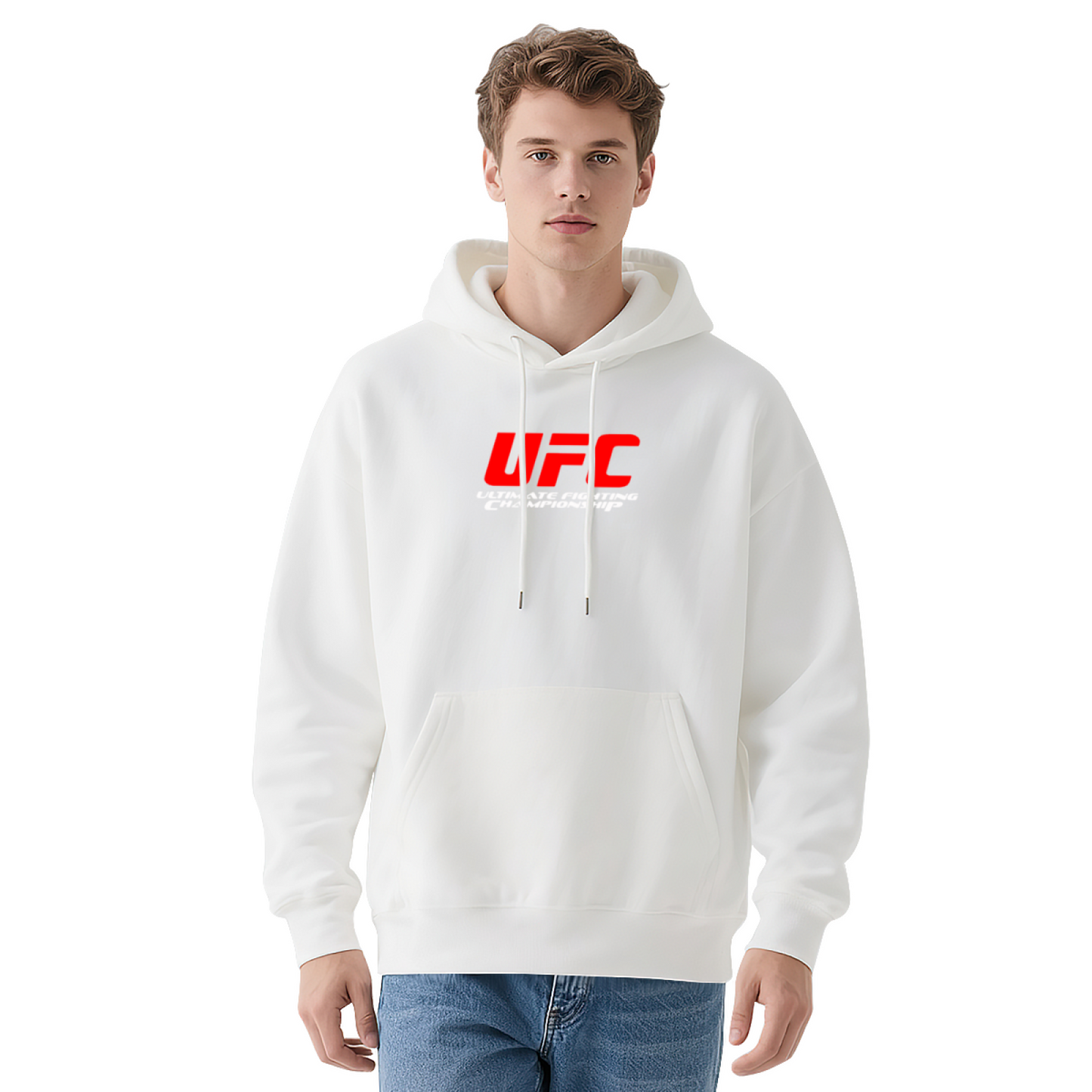 Classic UFC Ultimate Fighting Championship Logo Hoodie, Fight Fan Soft Comfort Sweatshirt