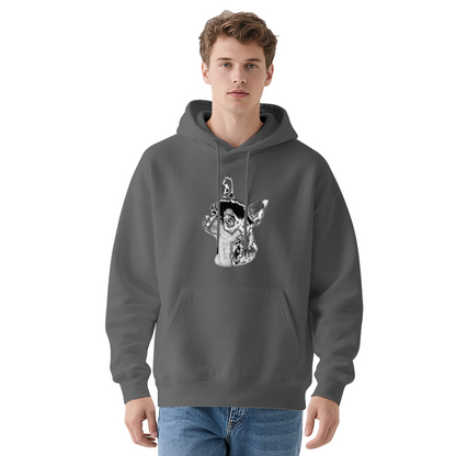 Monochrome Chihuahua Dog Portrait Hoodie, Breathable Casual Comfort