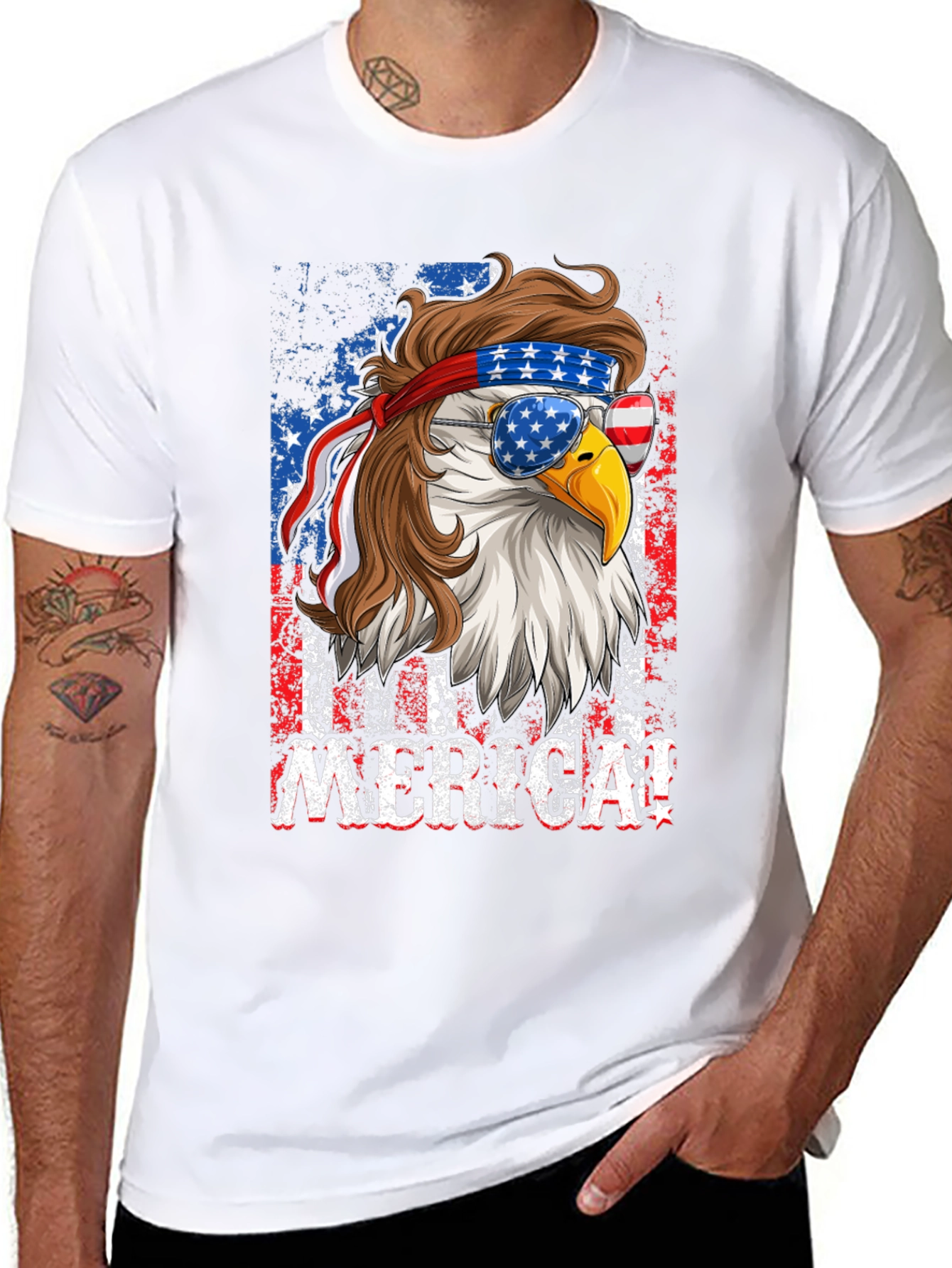 Patriotic Eagle T-Shirt - Merica!