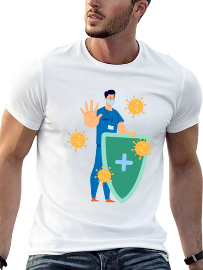 Virus Shield Graphic T-Shirt