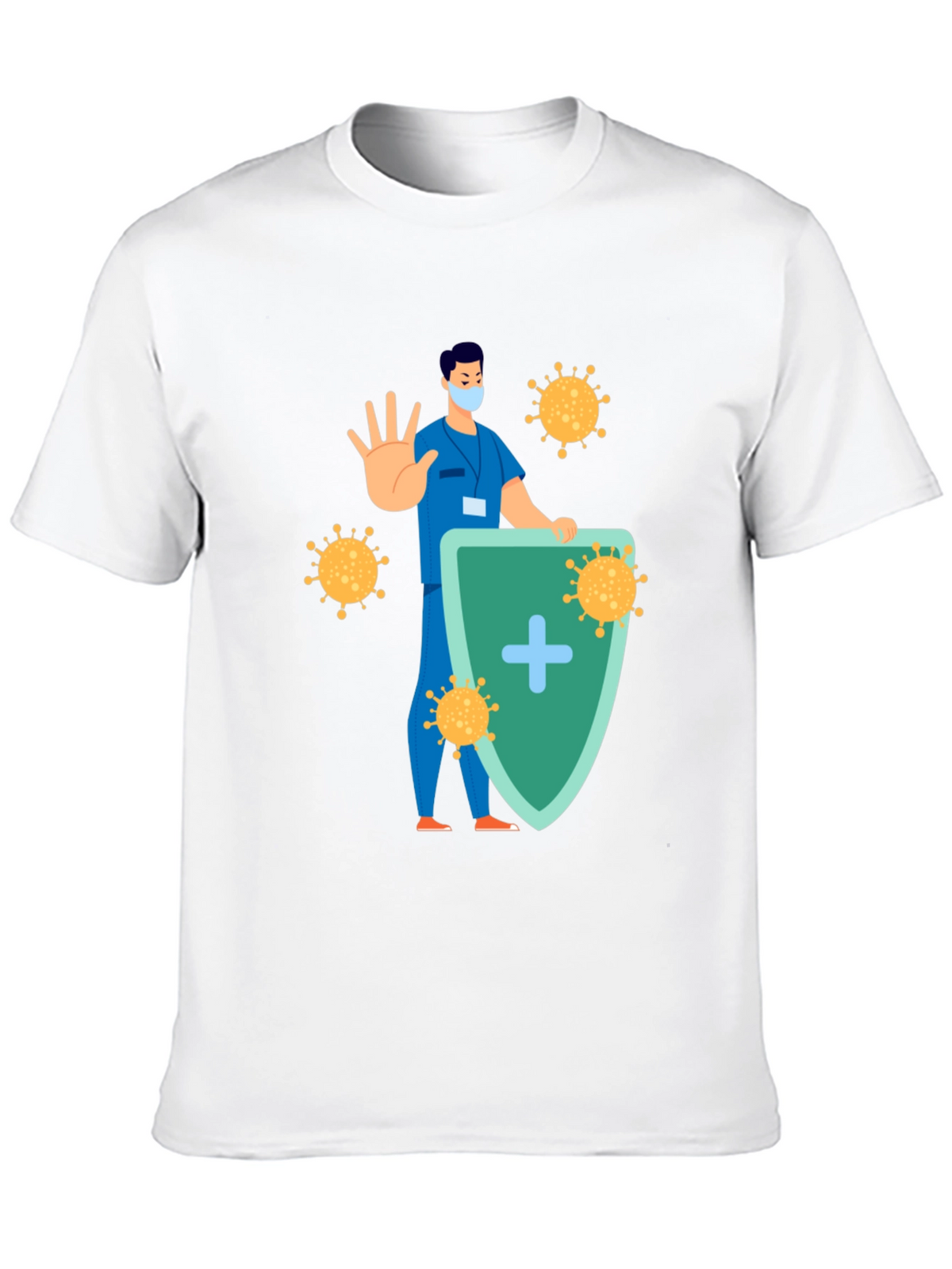 Virus Shield Graphic T-Shirt