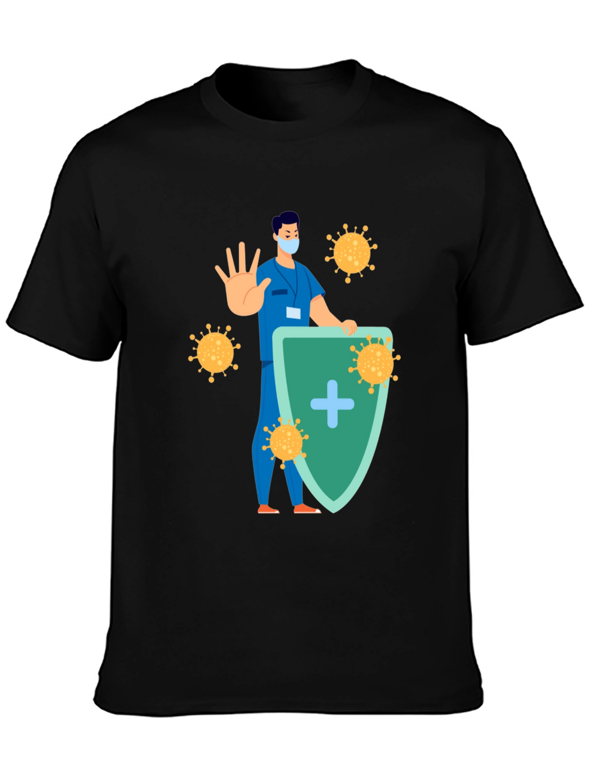 Virus Shield Graphic T-Shirt