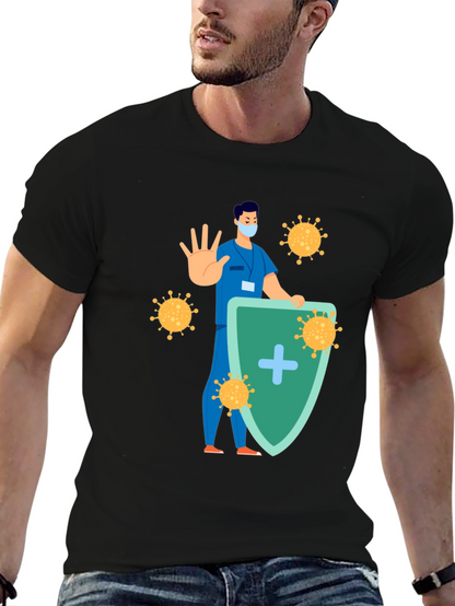 Virus Shield Graphic T-Shirt