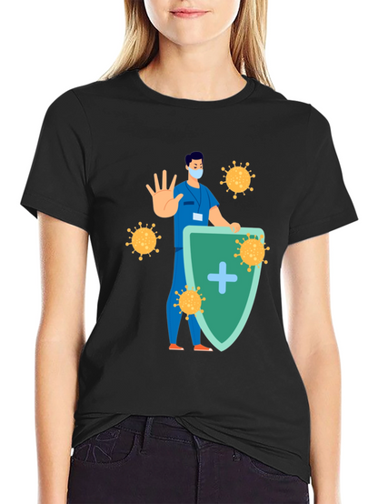 Virus Shield Graphic T-Shirt