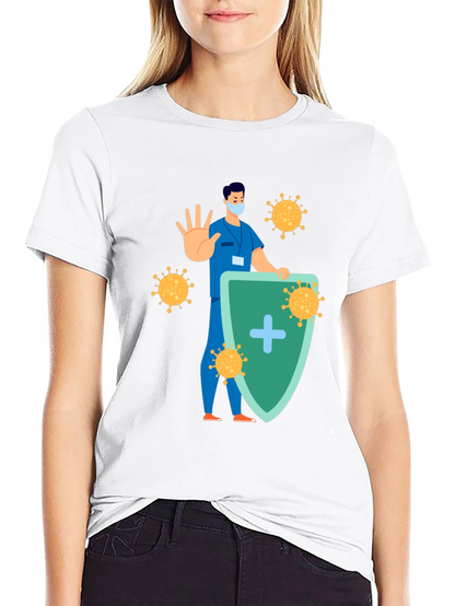 Virus Shield Graphic T-Shirt