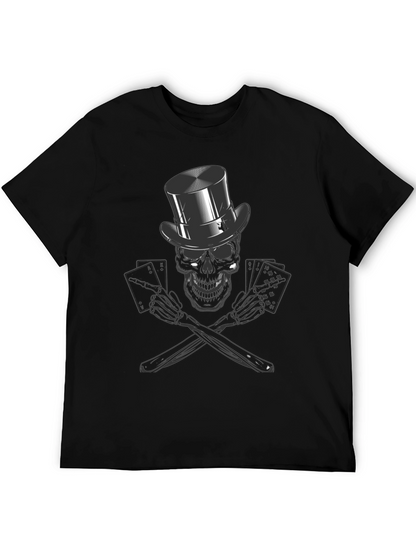 Skull Poker Ace T-Shirt - High Roller Style