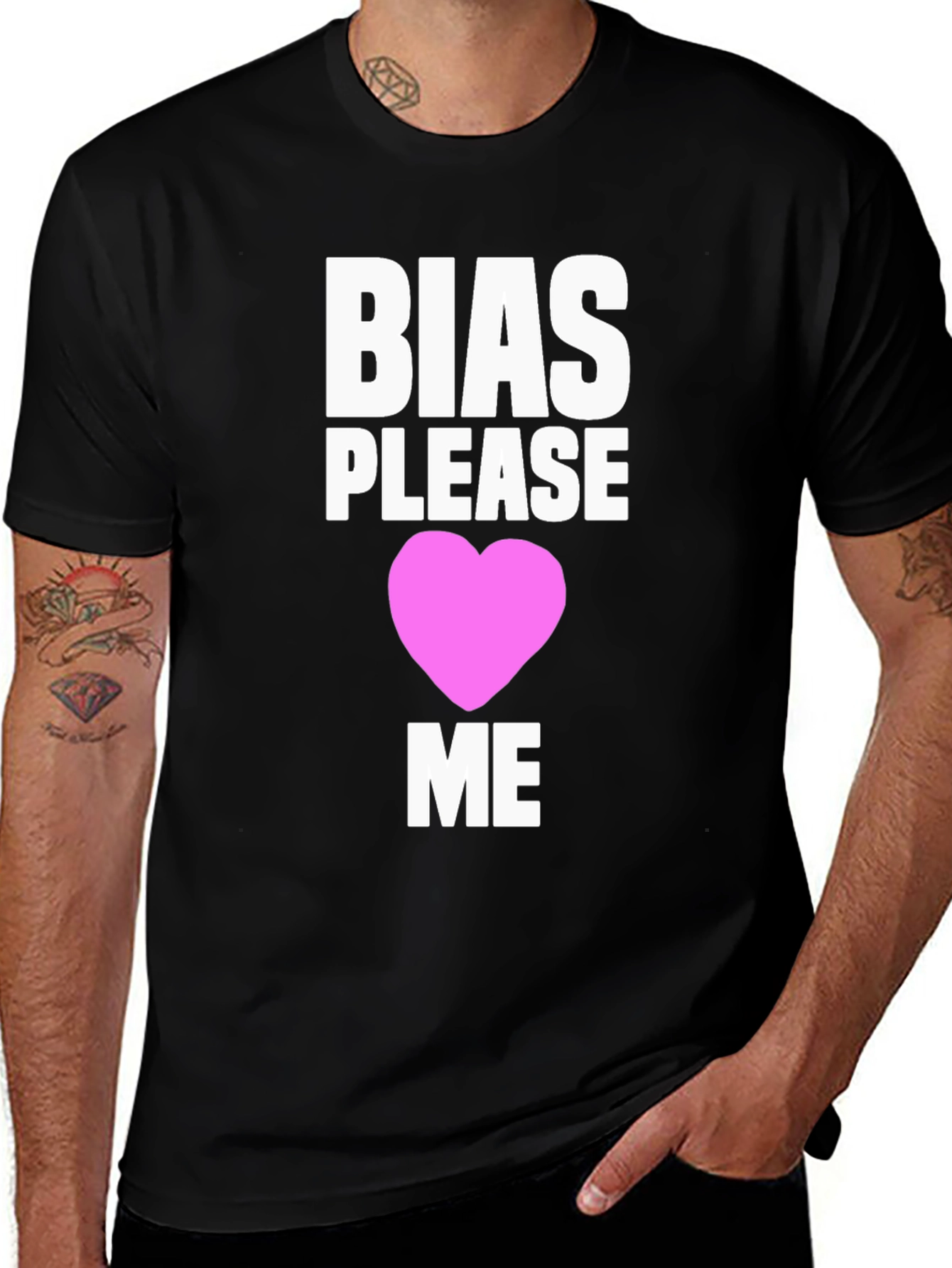 Bias Please Love Me Graphic Tee