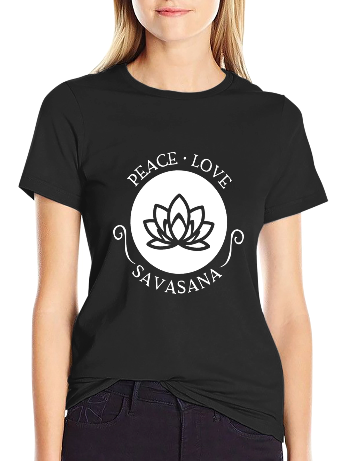 Peace Love Savasana Yoga T-Shirt
