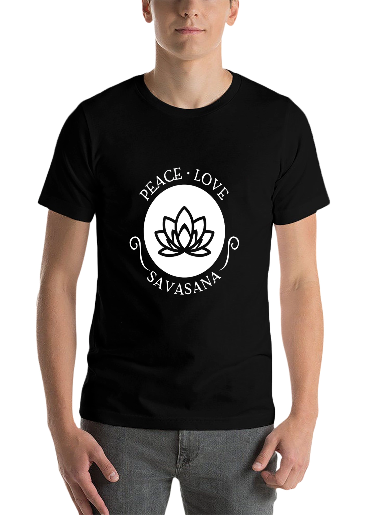 Peace Love Savasana Yoga T-Shirt