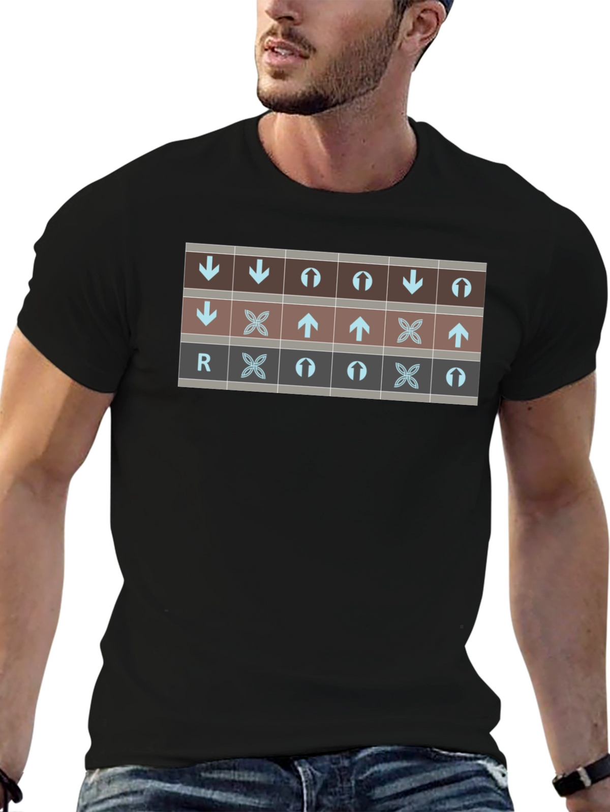 Retro Pattern T-Shirt