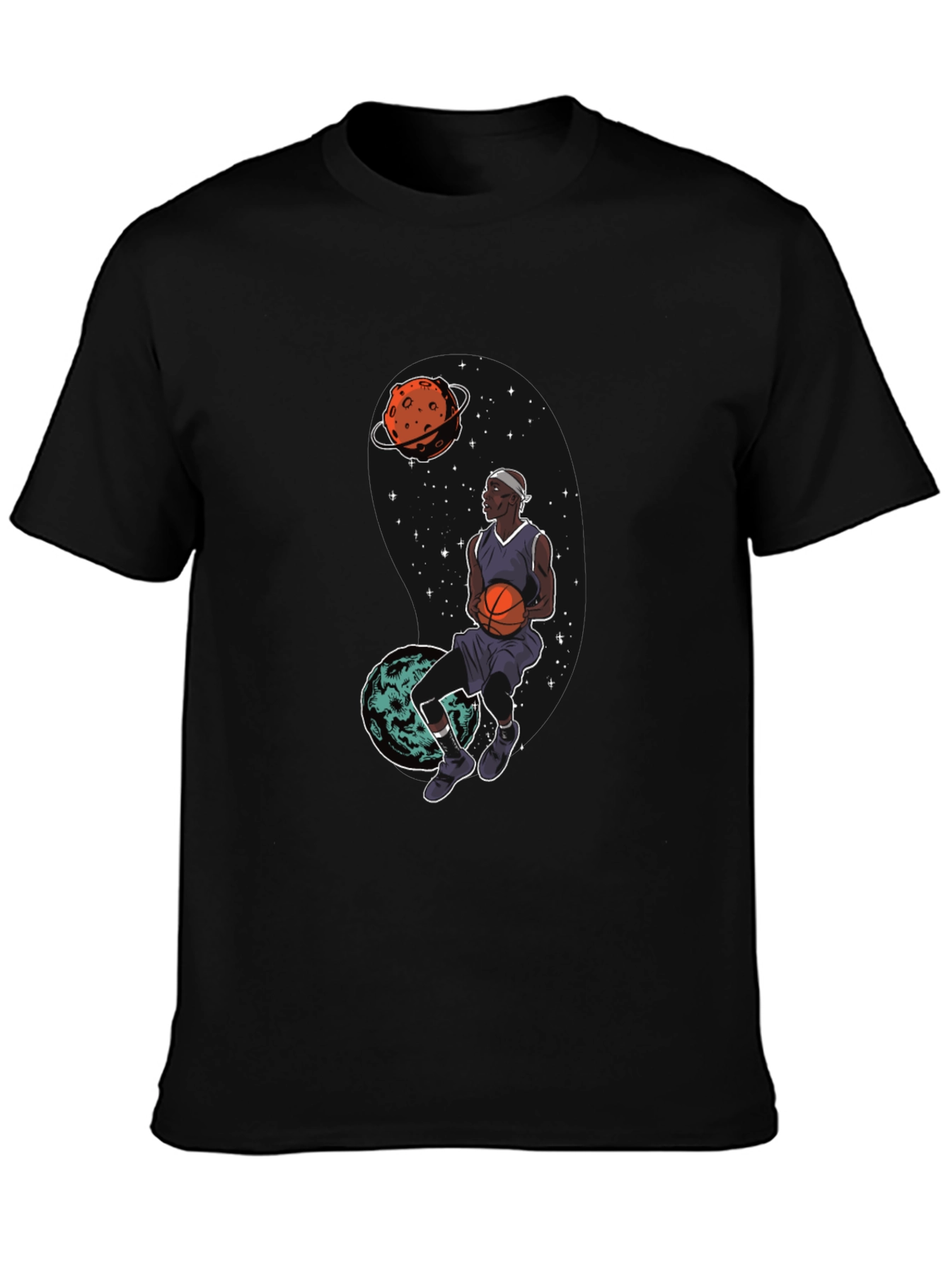 Cosmic Dunk Black Graphic Tee