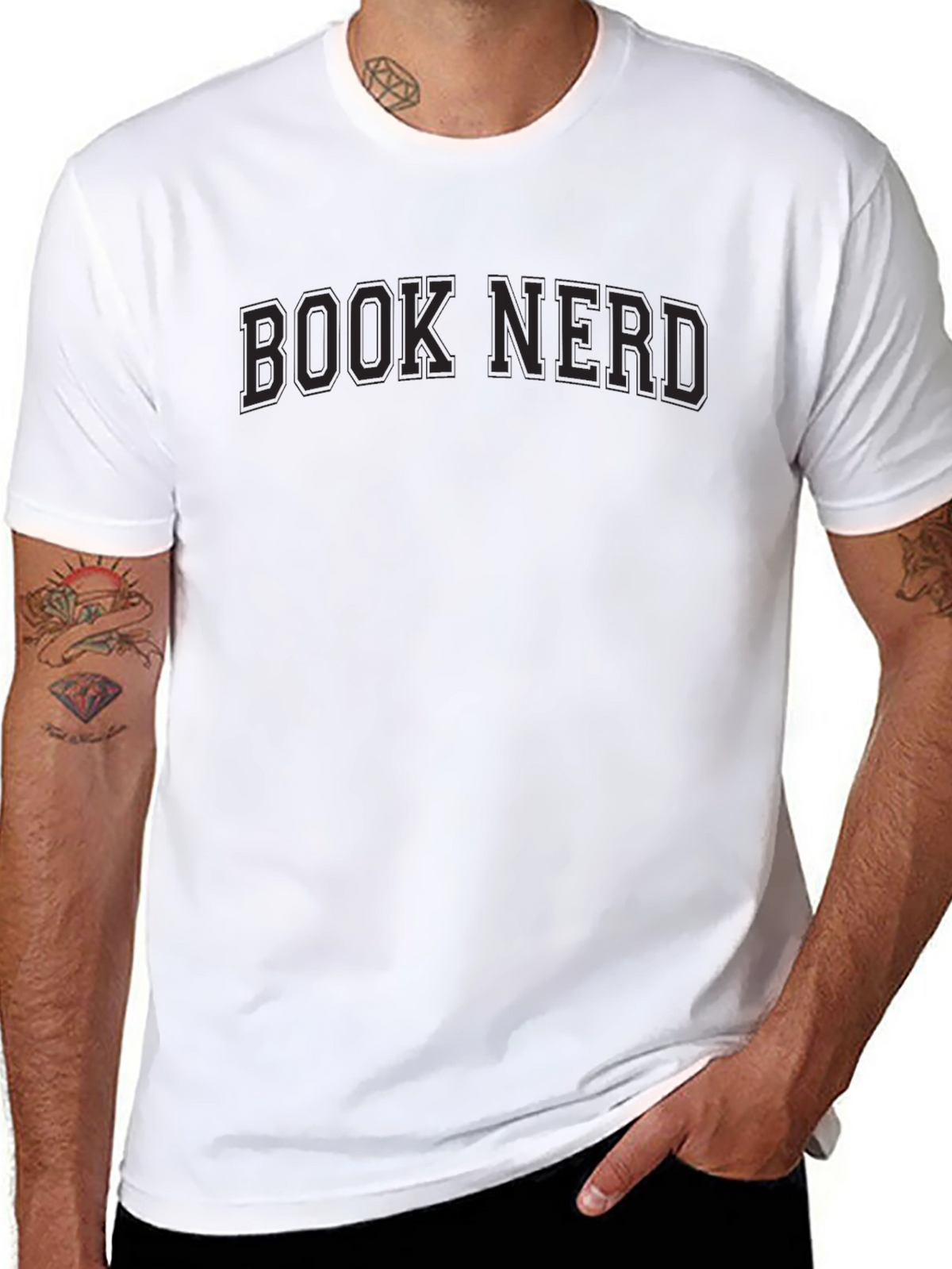 Book Nerd T-Shirt - Unisex Crew Neck Tee