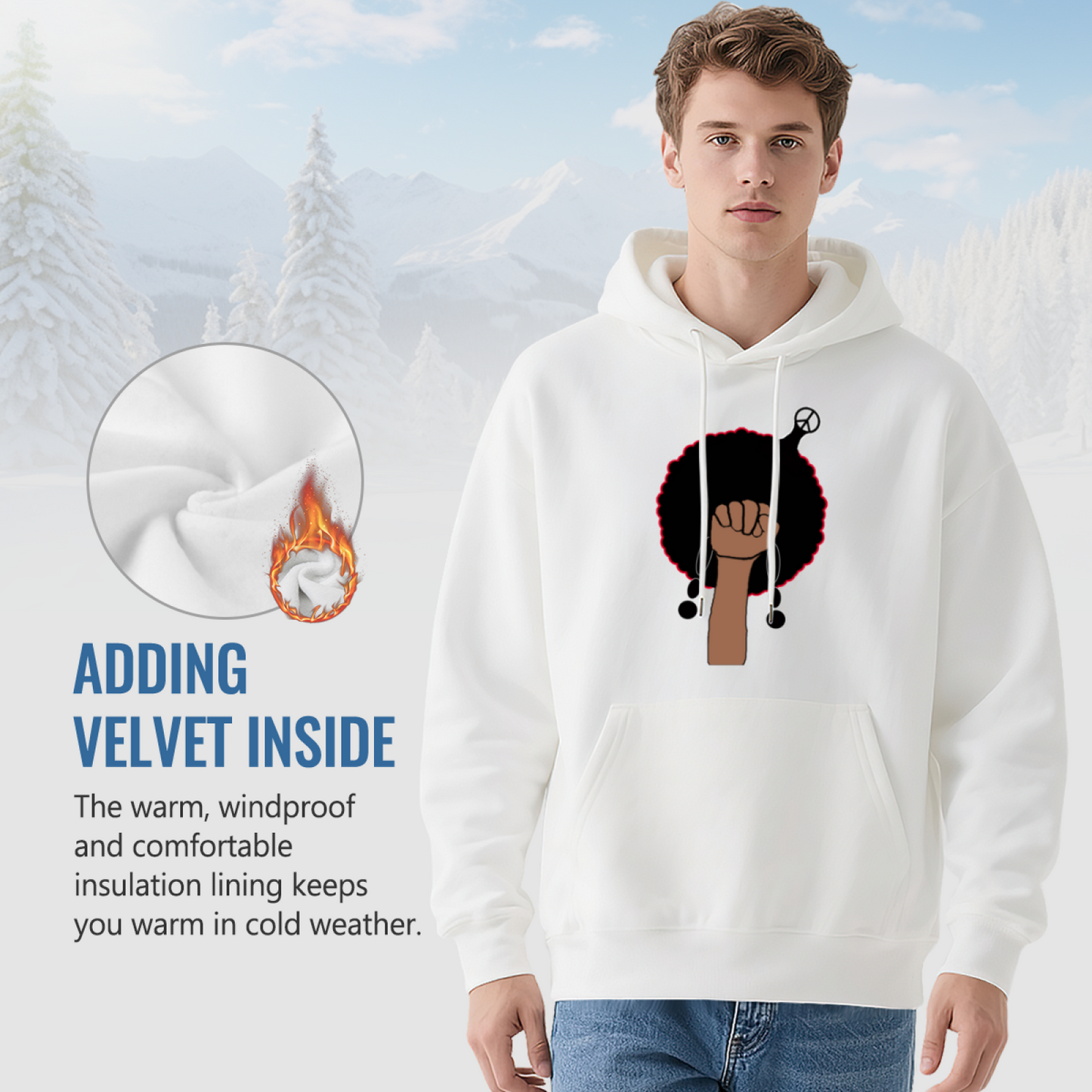 Unisex Colorblock Hoodie: Minimalist Streetwear, Relaxed & Warm