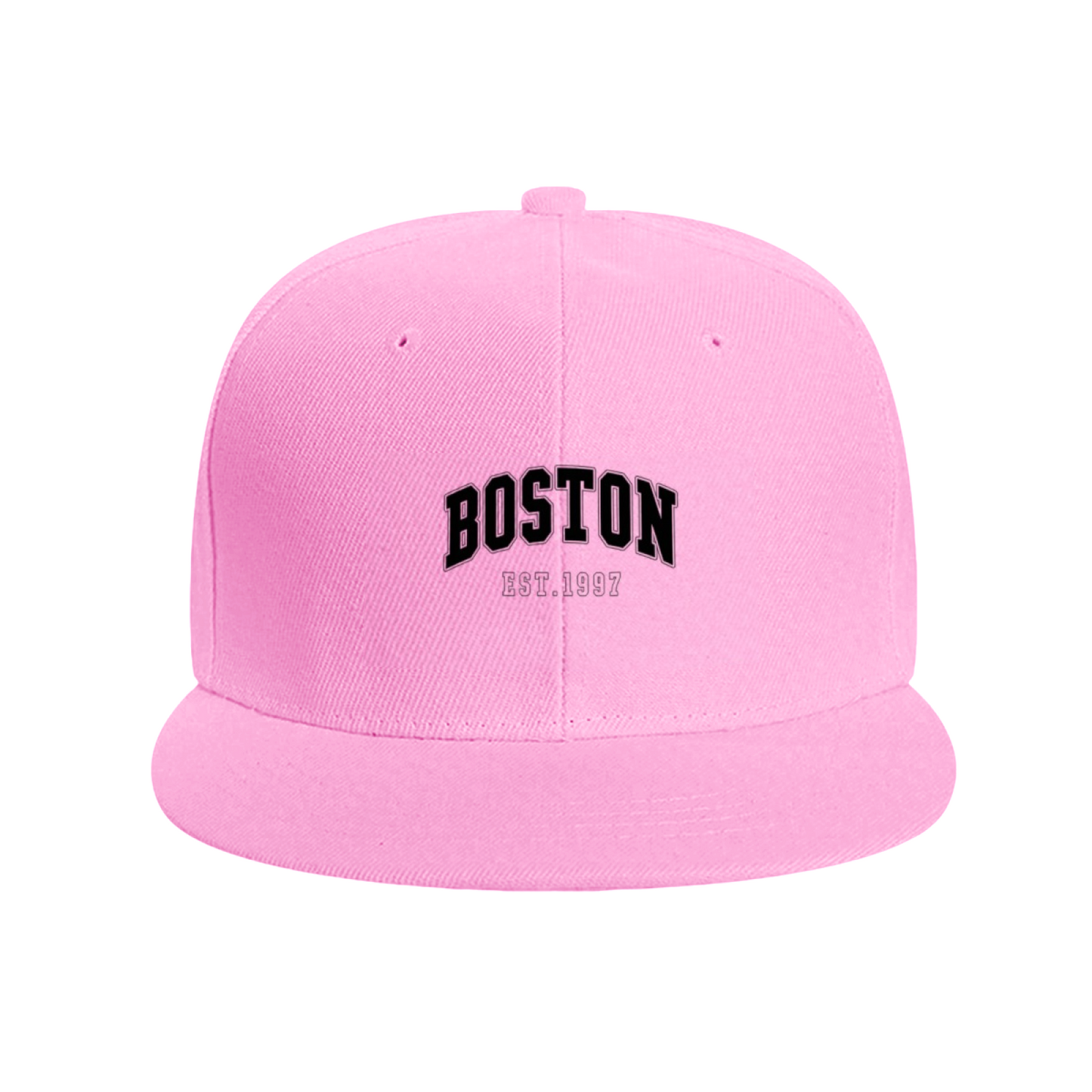 Vintage BOSTON EST.1997 City Style White Flat Snapback
