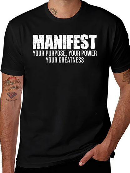 Manifest Graphic Tee - Black T-Shirt