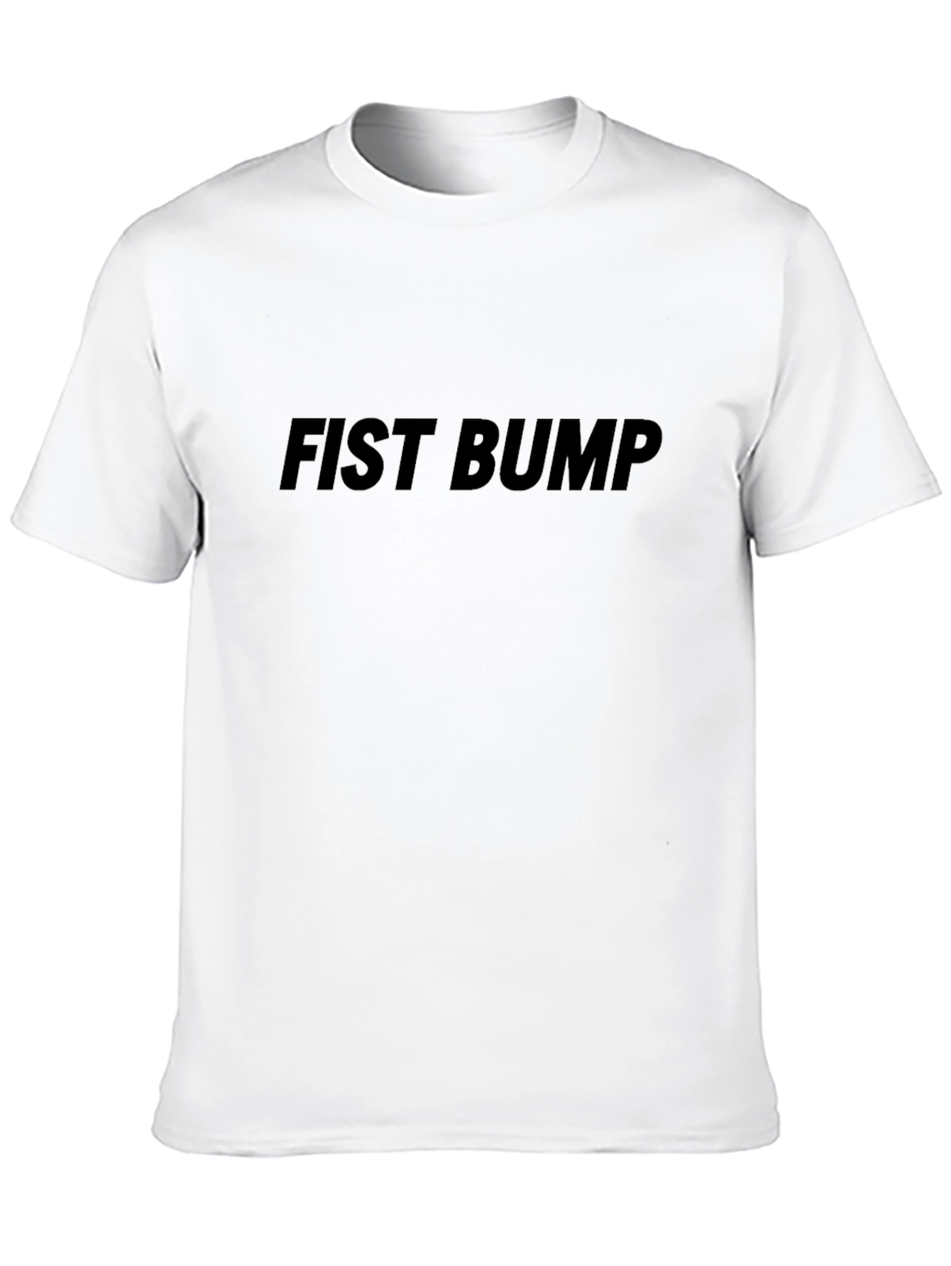 Fist Bump Graphic Tee - Casual Cotton T-Shirt