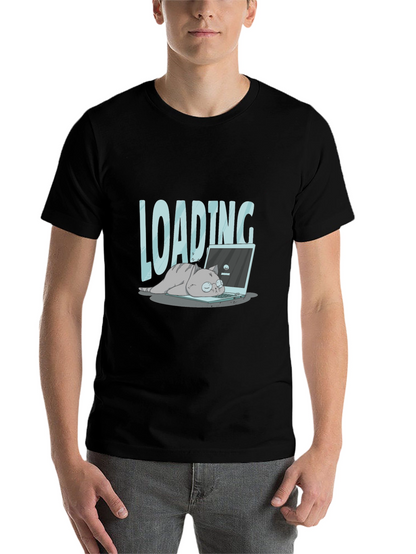 Loading Lazy Cat T-Shirt - Gamer Tee