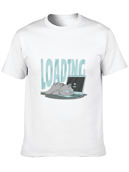 Loading Lazy Cat T-Shirt - Gamer Tee
