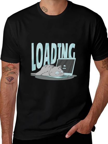 Loading Lazy Cat T-Shirt - Gamer Tee