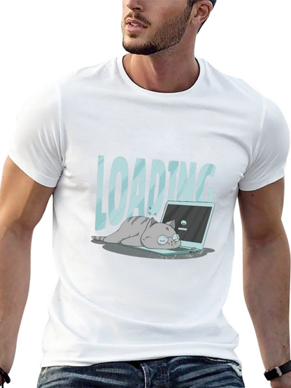 Loading Lazy Cat T-Shirt - Gamer Tee