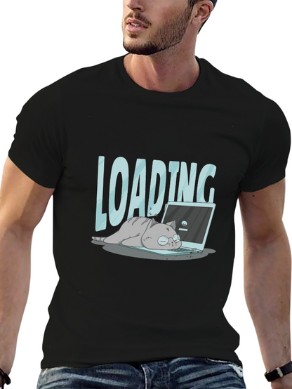 Loading Lazy Cat T-Shirt - Gamer Tee