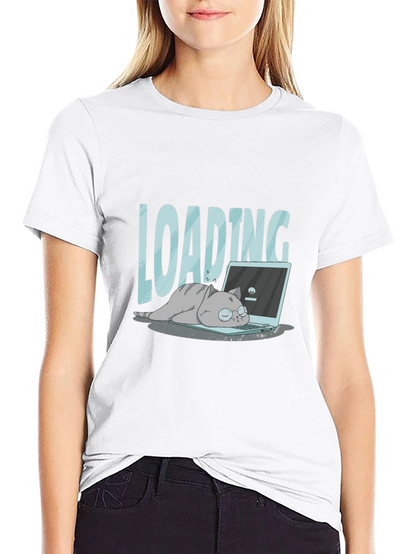Loading Lazy Cat T-Shirt - Gamer Tee