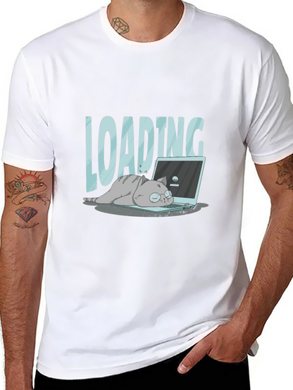 Loading Lazy Cat T-Shirt - Gamer Tee