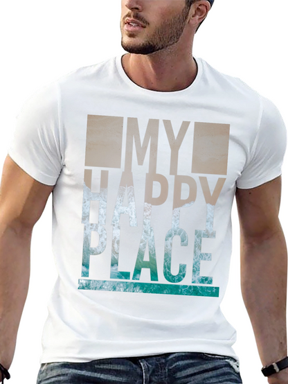 My Happy Place T-Shirt - Ocean Wave Graphic Tee