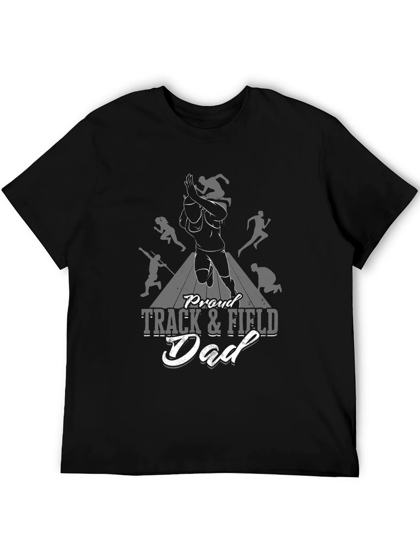 Proud Track & Field Dad T-Shirt