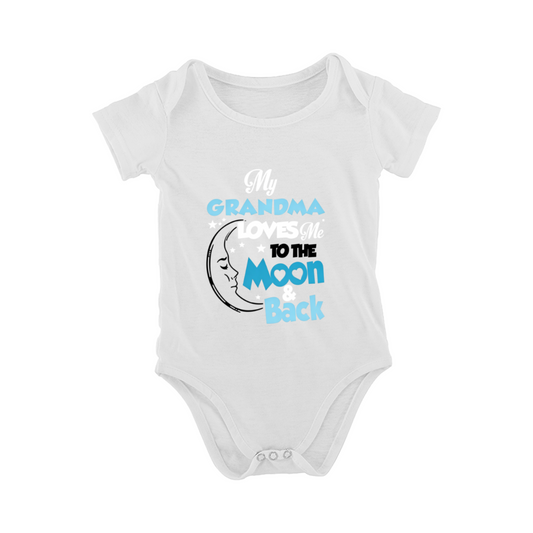 My Grandma Loves Me To The Moon & Back Baby Romper