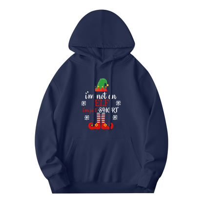 Funny I¡¯m Not An Elf Christmas Navy Unisex Hoodie