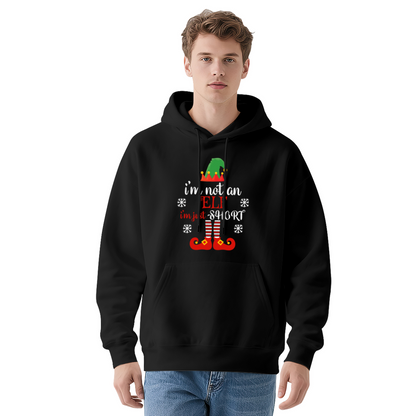 Funny I¡¯m Not An Elf Christmas Navy Unisex Hoodie